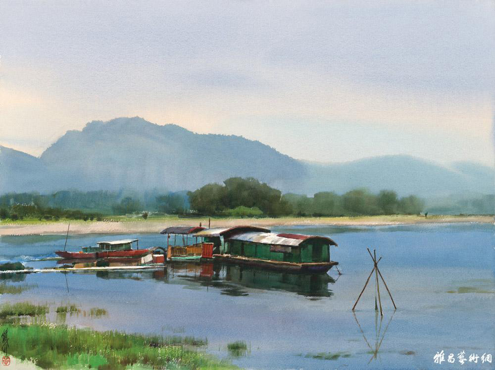 Watercolor Paintings by Artist Huang Tieshan - Art for Sharing