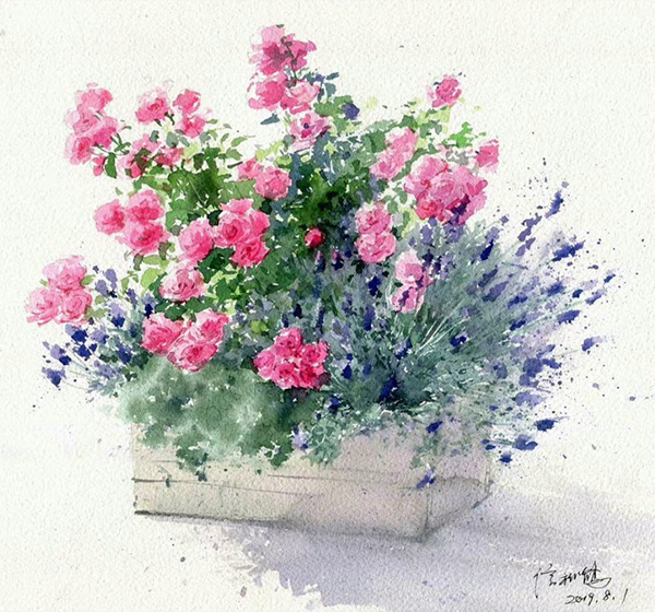 How to Paint Roses Bush Your Guide to Painting Rose With Watercolor